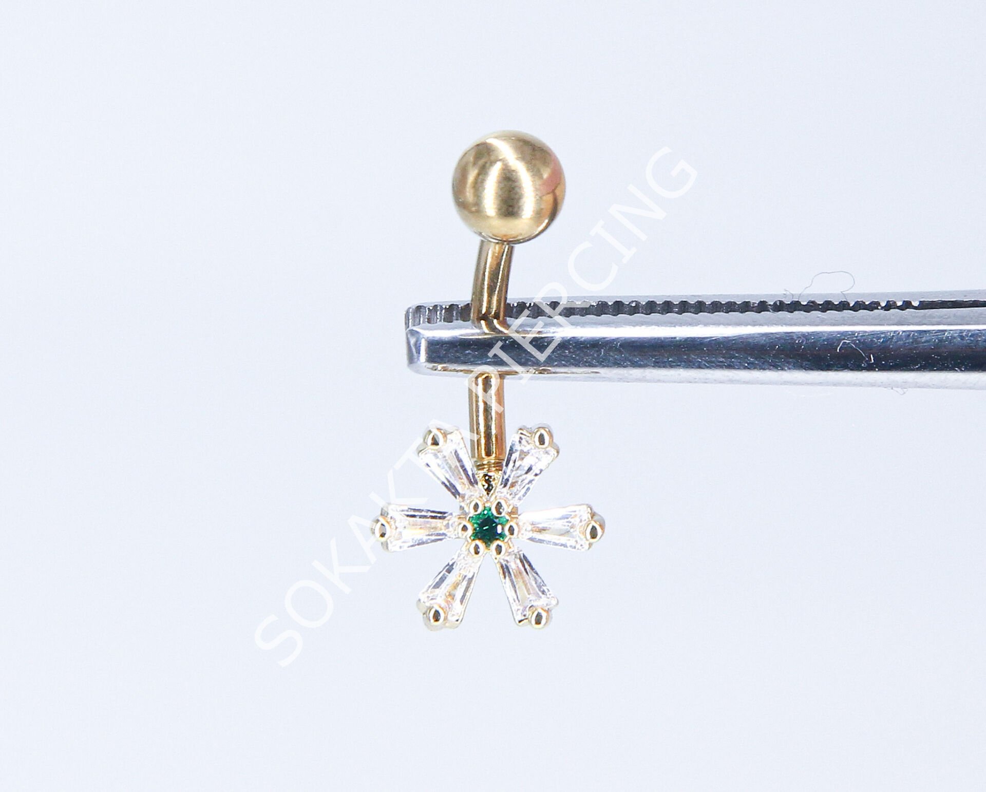 F70-71 - GÖBEK PİERCİNGİ Silver