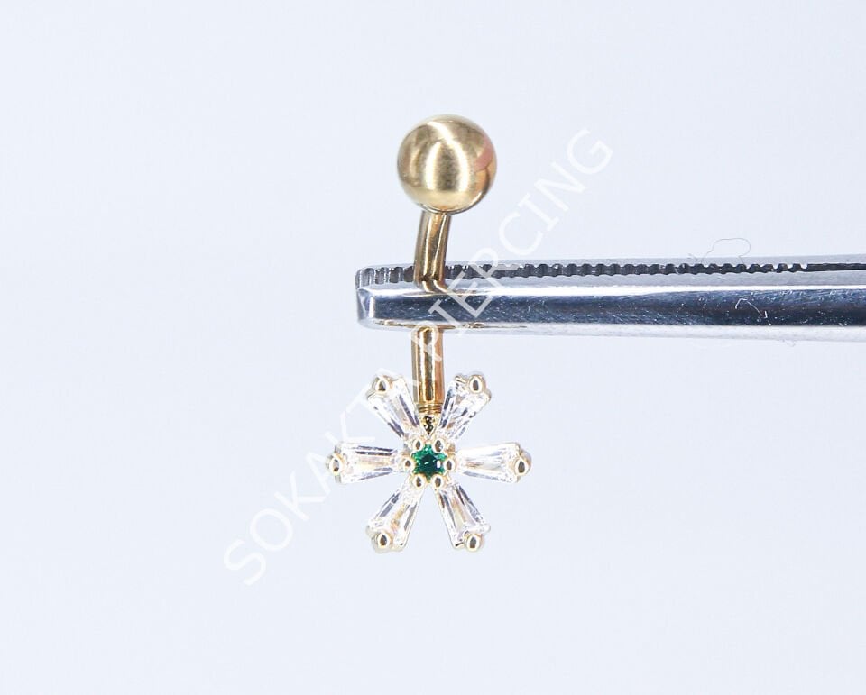 F70-71 - GÖBEK PİERCİNGİ Silver