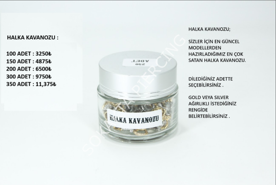 HALKA KAVANOZU 350 Adet