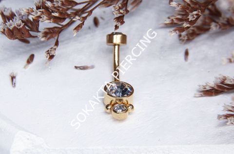 F45 - GÖBEK PİERCİNG Gold