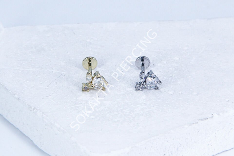 G99 - 6MM ARKASI DÜZ TRAGUS Gold