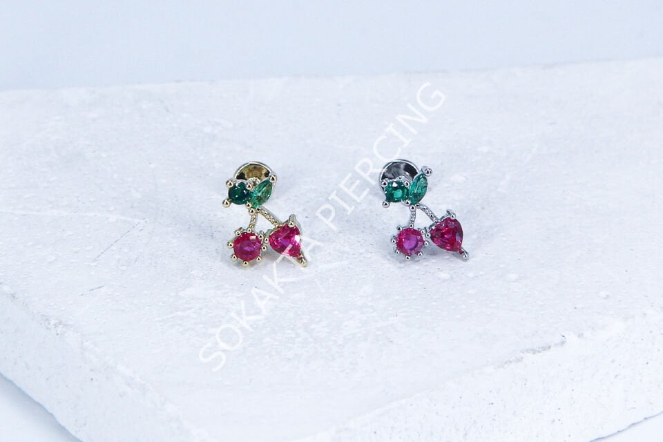 G100 - 6MM ARKASI DÜZ TRAGUS Gold
