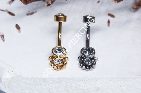 F52 - GÖBEK PİERCİNGİ Gold
