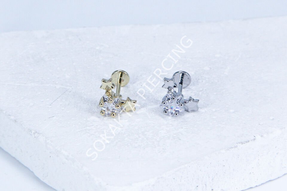 G101 - 6MM ARKASI DÜZ TRAGUS Gold