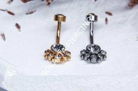 F39 - GÖBEK PİERCİNGİ Gold