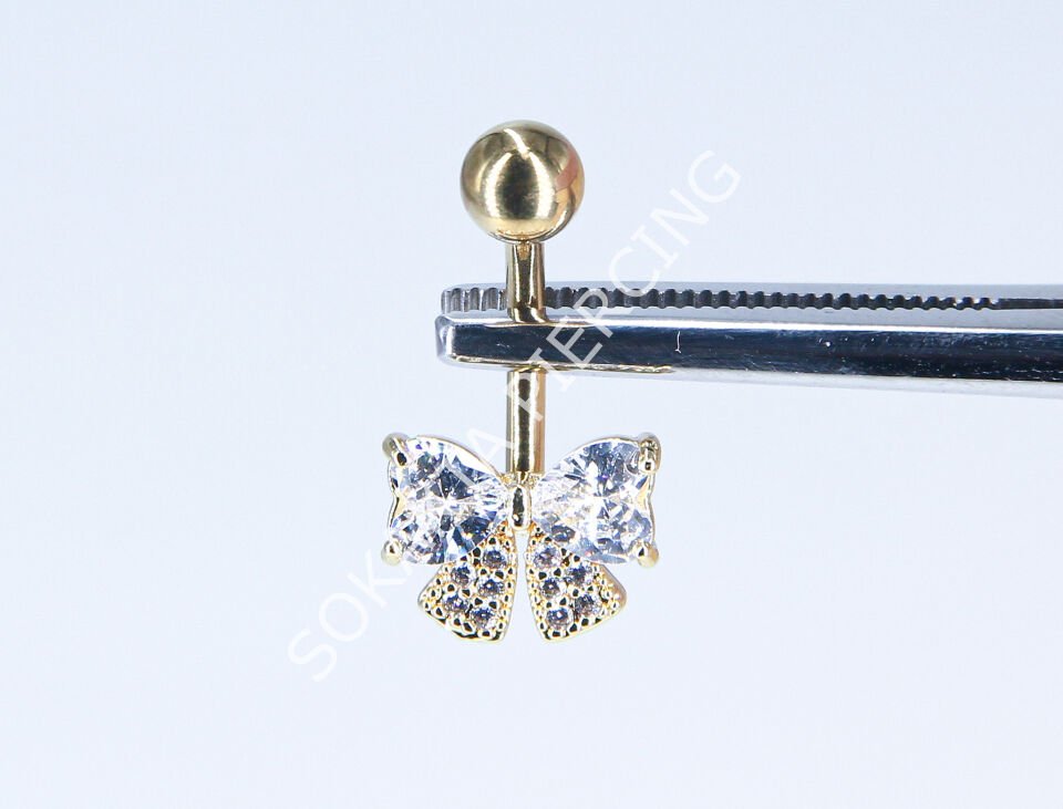 F190 - GÖBEK PİERCİNGİ Silver