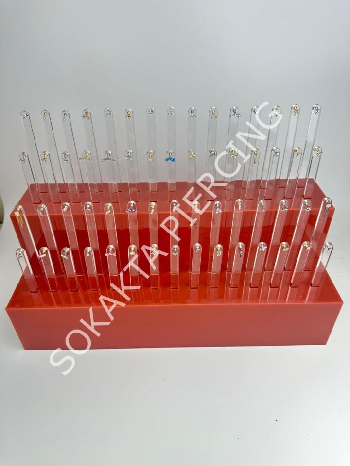 60 ADET TİTANYUM PİERCİNG STANDI
