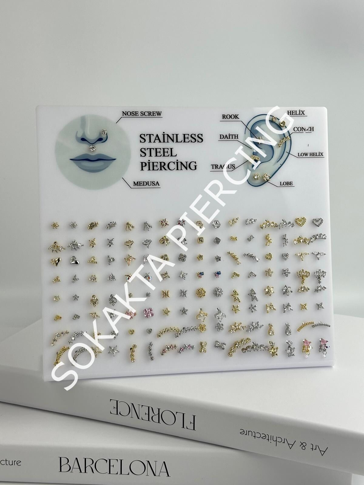 138 ADET ARKASI DÜZ TRAGUS STANDI