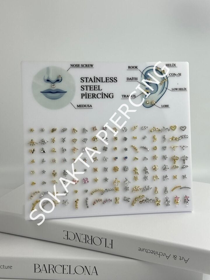 138 ADET ARKASI DÜZ TRAGUS STANDI
