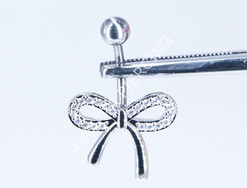 F161 - GÖBEK PİERCİNGİ Silver