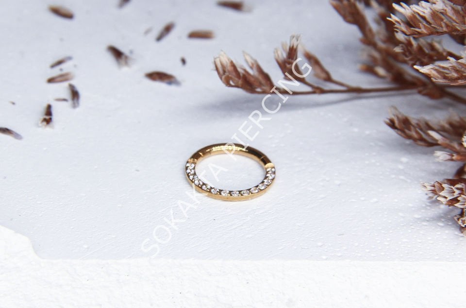 E347 - 8MM YAN SIRALI TAŞ HALKA