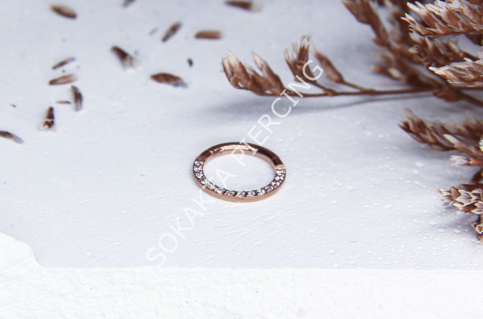 E347 - 8MM YAN SIRALI TAŞ HALKA