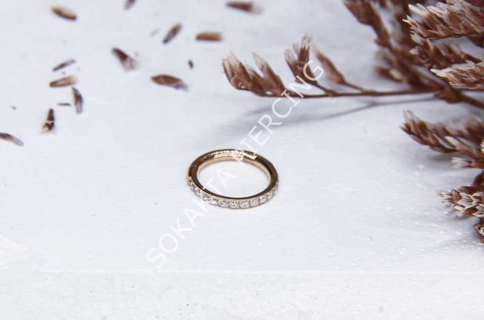 E364 - 8MM SIRALI TAŞ HALKA