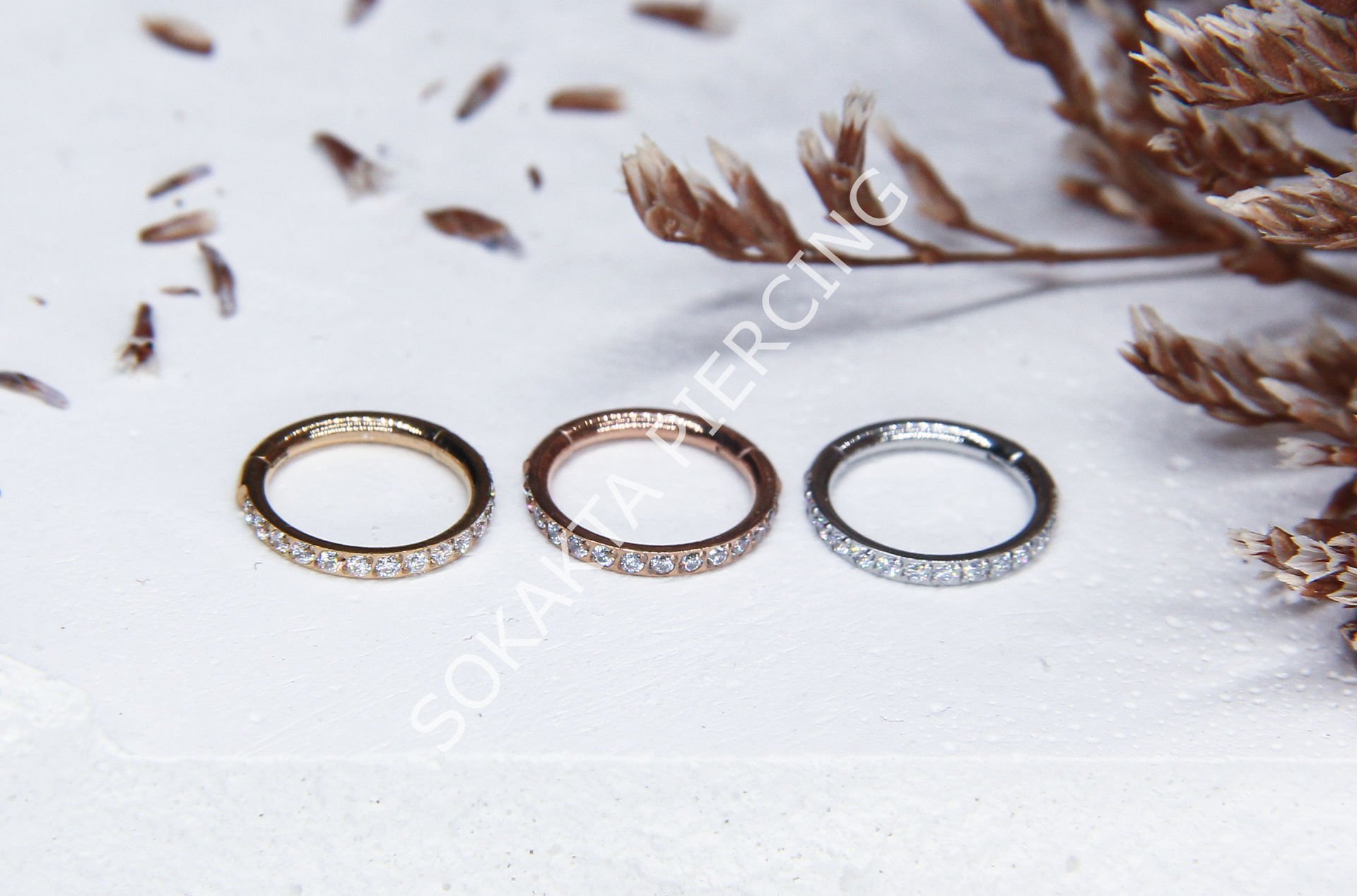 E364 - 8MM SIRALI TAŞ HALKA