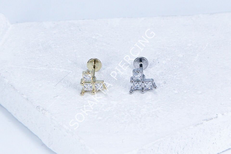 G114 - 6MM ARKASI DÜZ TRAGUS Gold