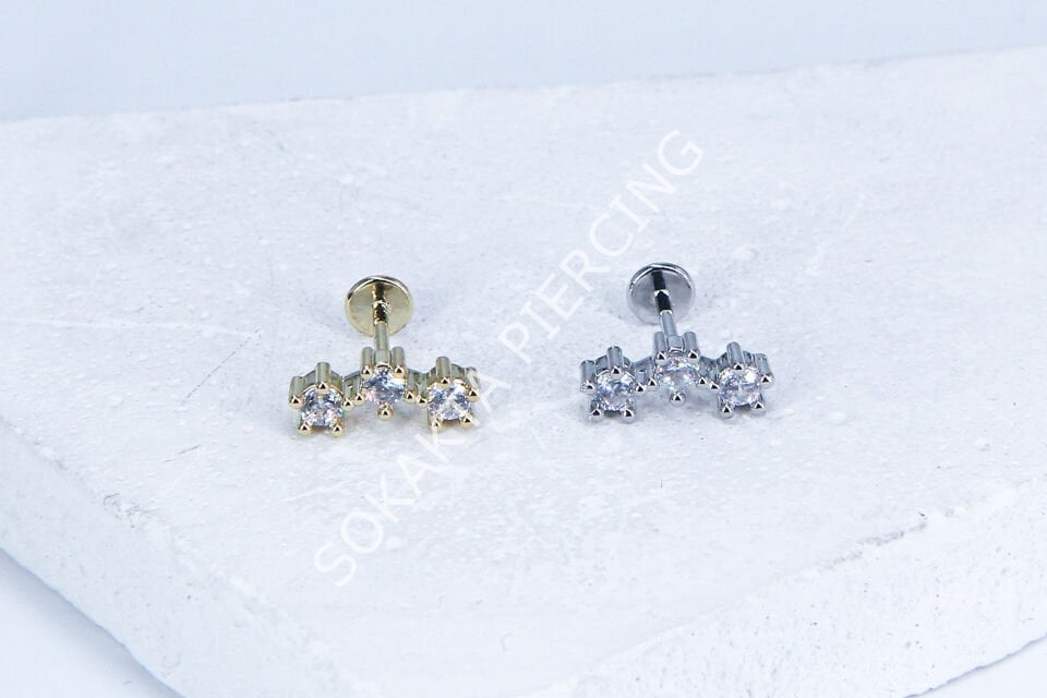 G118 - 6MM ARKASI DÜZ TRAGUS Silver