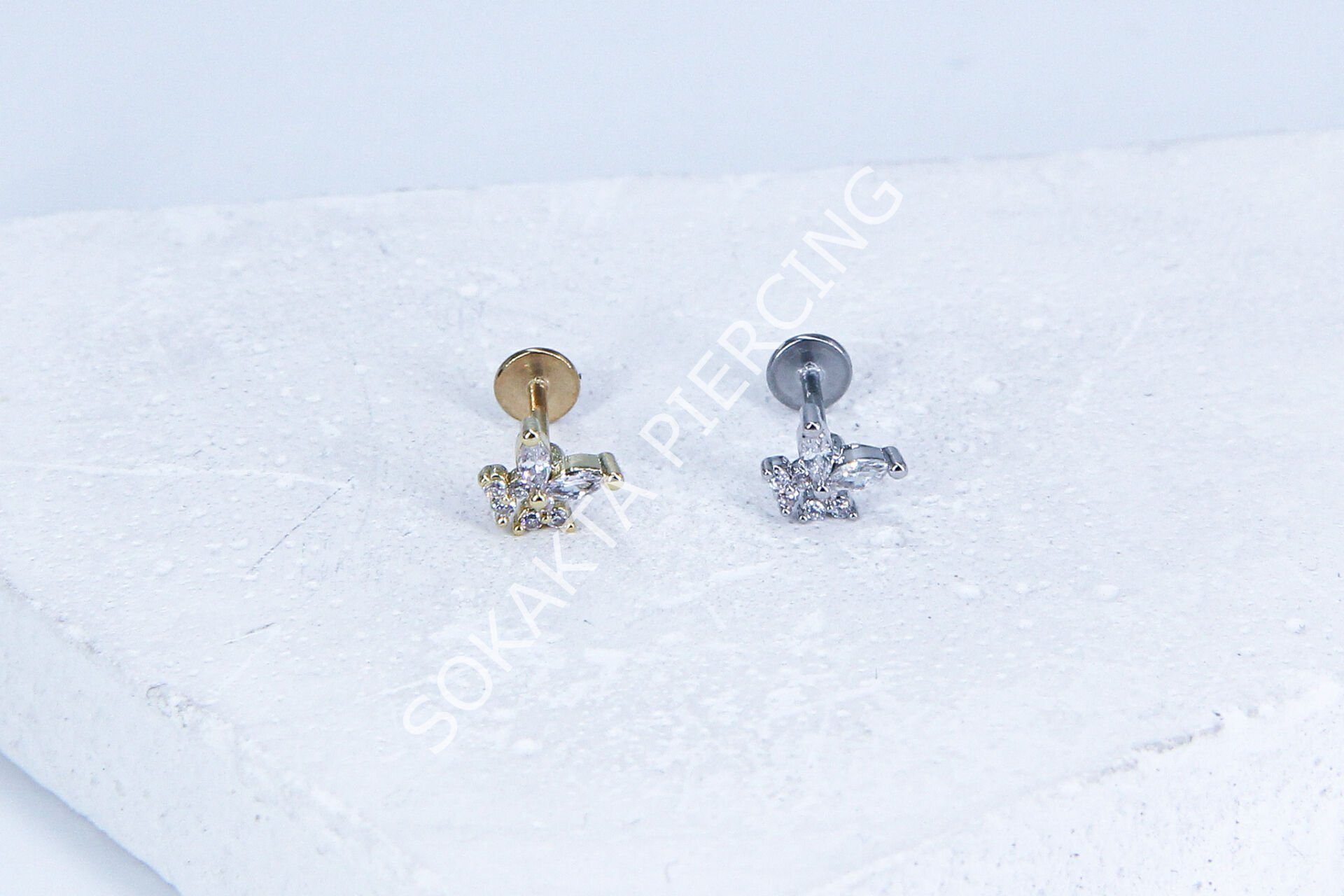 G119 - 6MM ARKASI DÜZ TRAGUS Silver