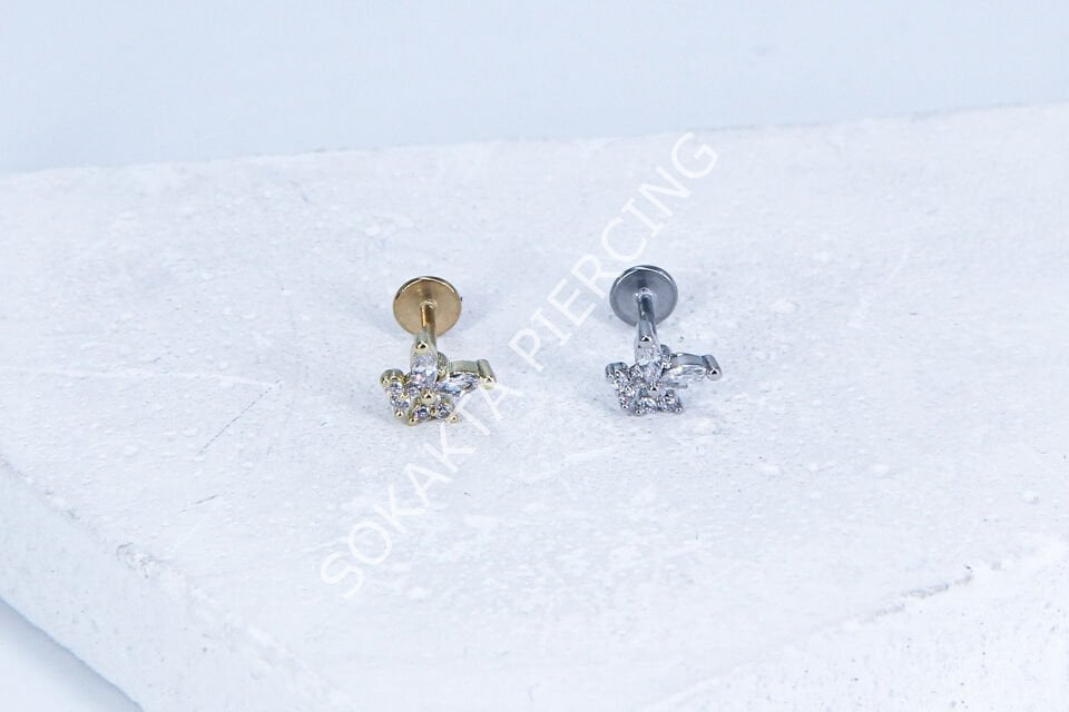 G119 - 6MM ARKASI DÜZ TRAGUS Silver