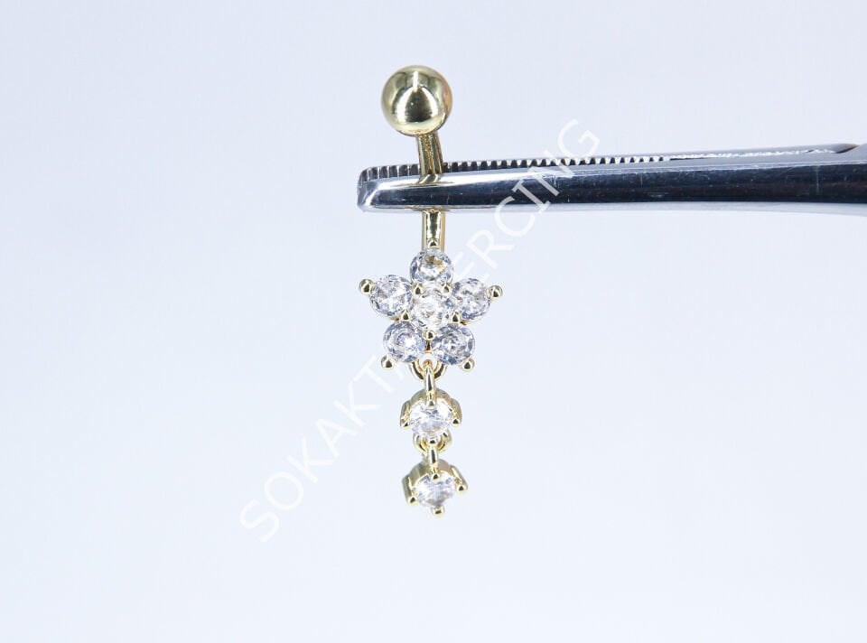 F110-111 - GÖBEK PİERCİNGİ