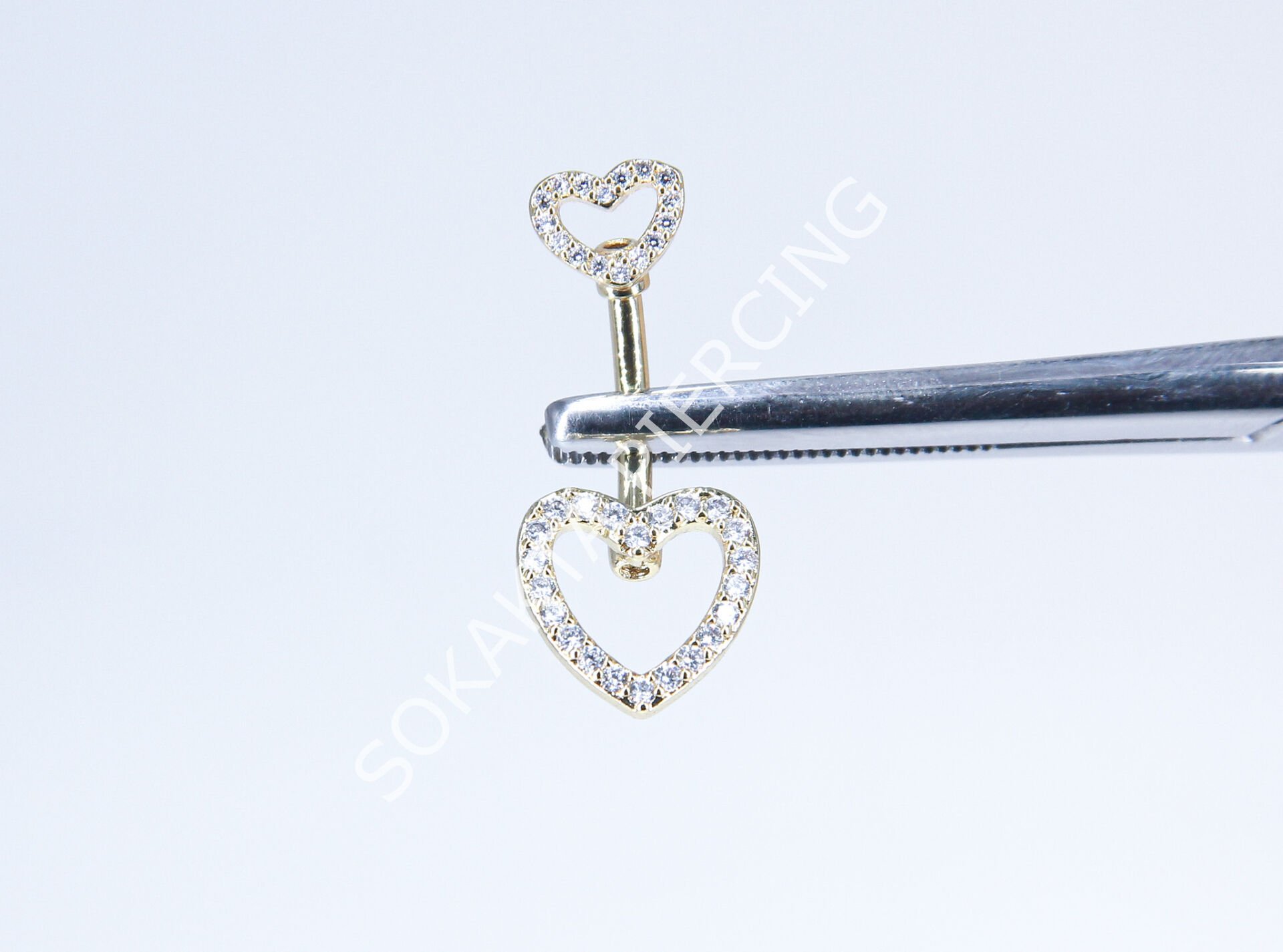 F100-101 - GÖBEK PİERCİNGİ Silver