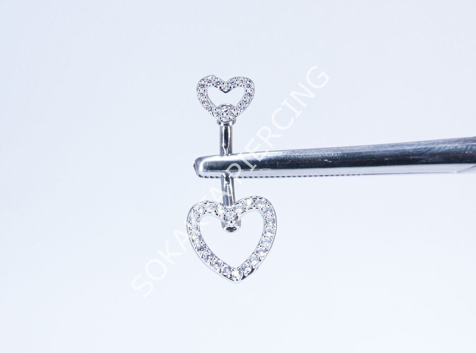 F100-101 - GÖBEK PİERCİNGİ Silver
