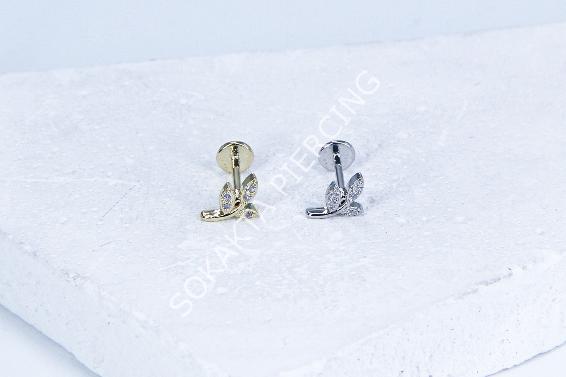 G123 - 6MM ARKASI DÜZ TRAGUS Silver