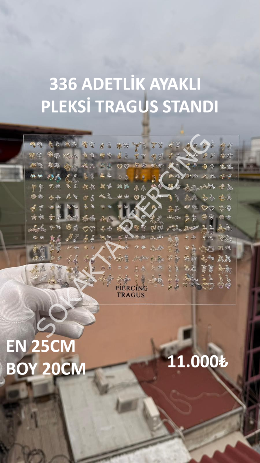 336 ADETLİK PLEKSİ STANDI