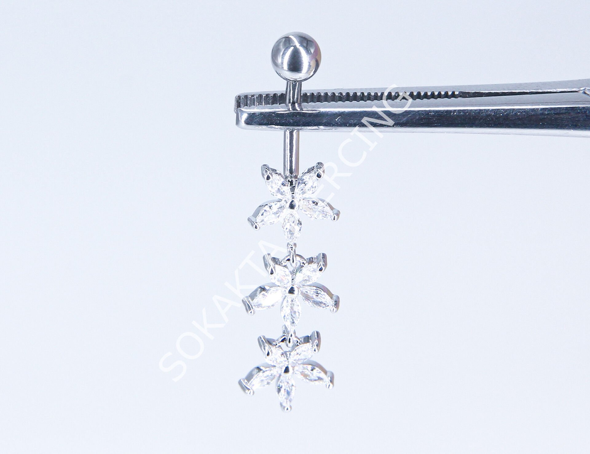F29 - GÖBEK PİERCİNGİ Silver