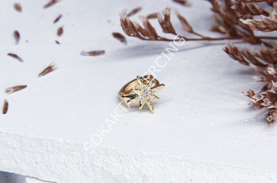 E103 - 6MM TRAGUS HALKA Silver