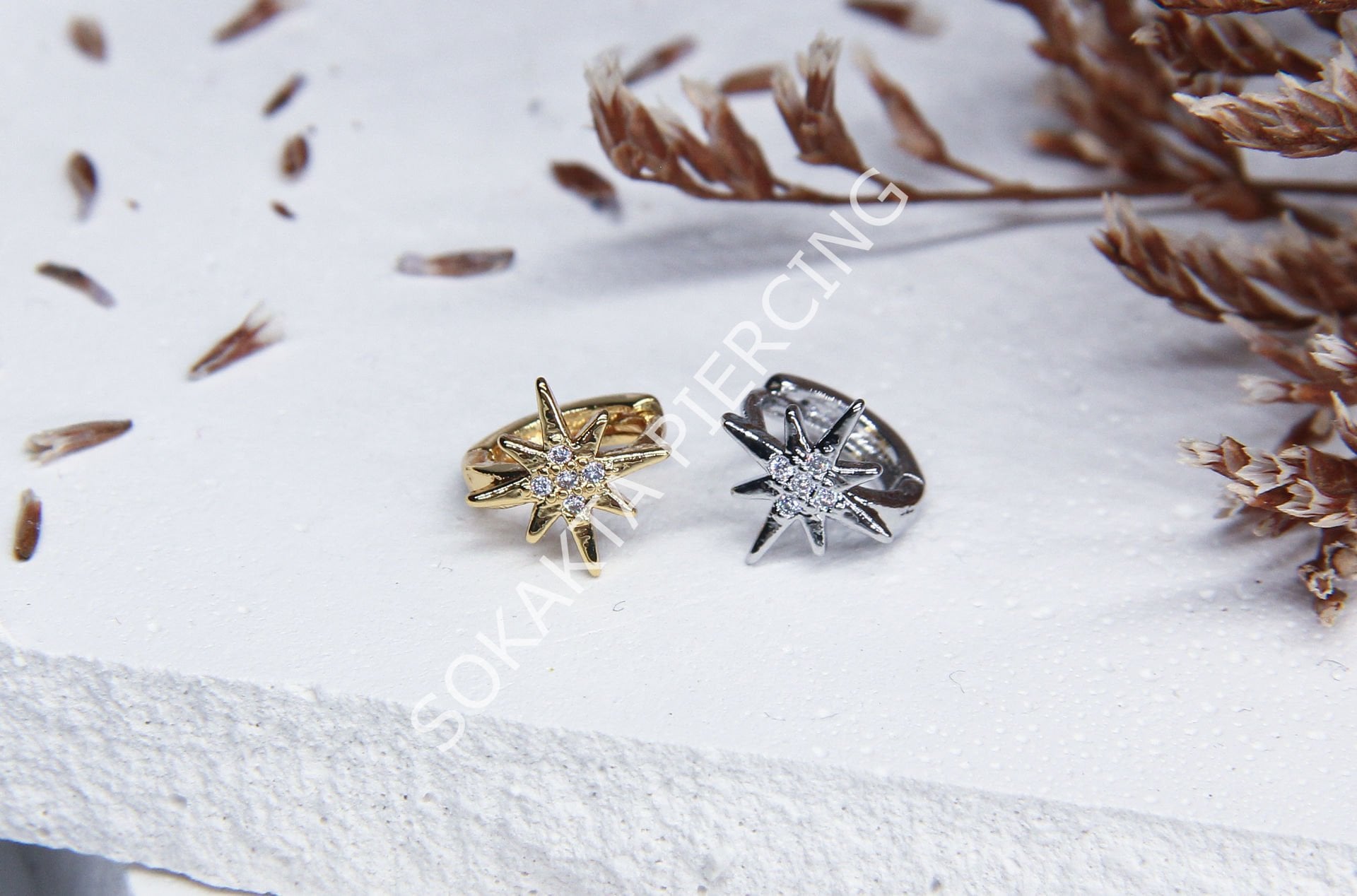 E103 - 6MM TRAGUS HALKA Silver
