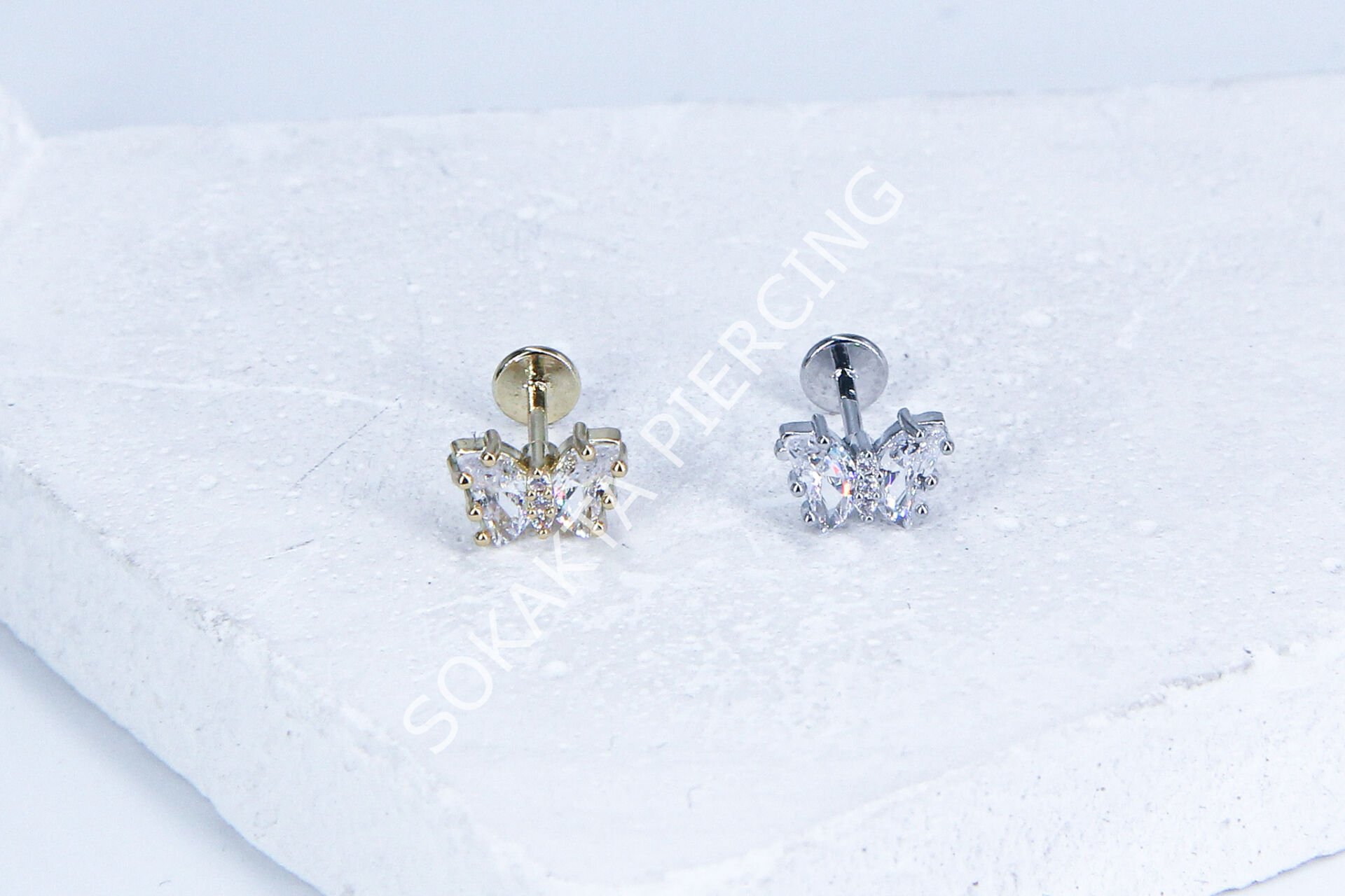 G132 - 6MM ARKASI DÜZ TRAGUS Gold