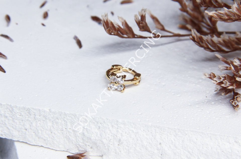E68 - 6MM TRAGUS HALKA Silver
