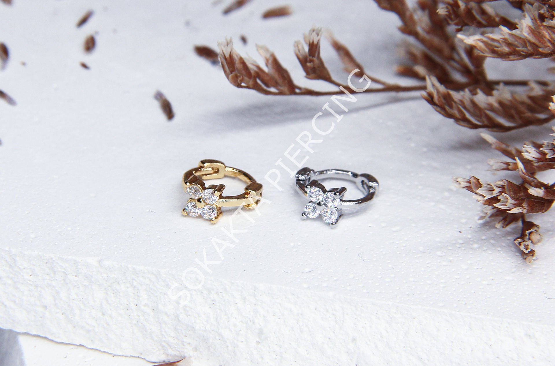 E68 - 6MM TRAGUS HALKA Silver