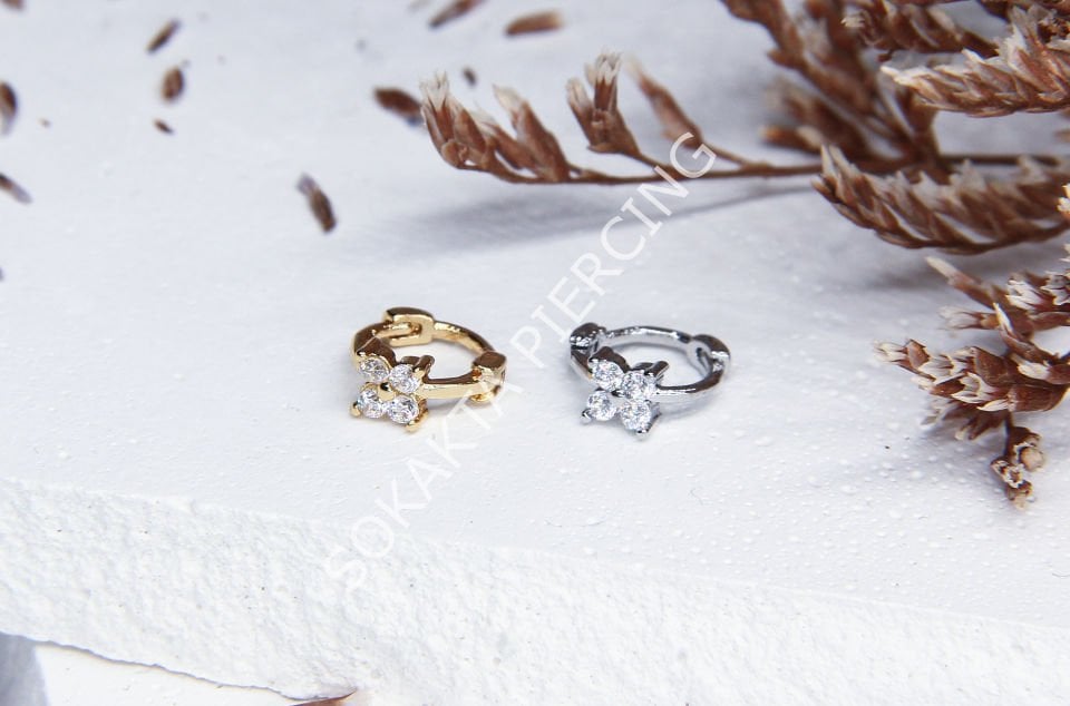 E68 - 6MM TRAGUS HALKA Silver