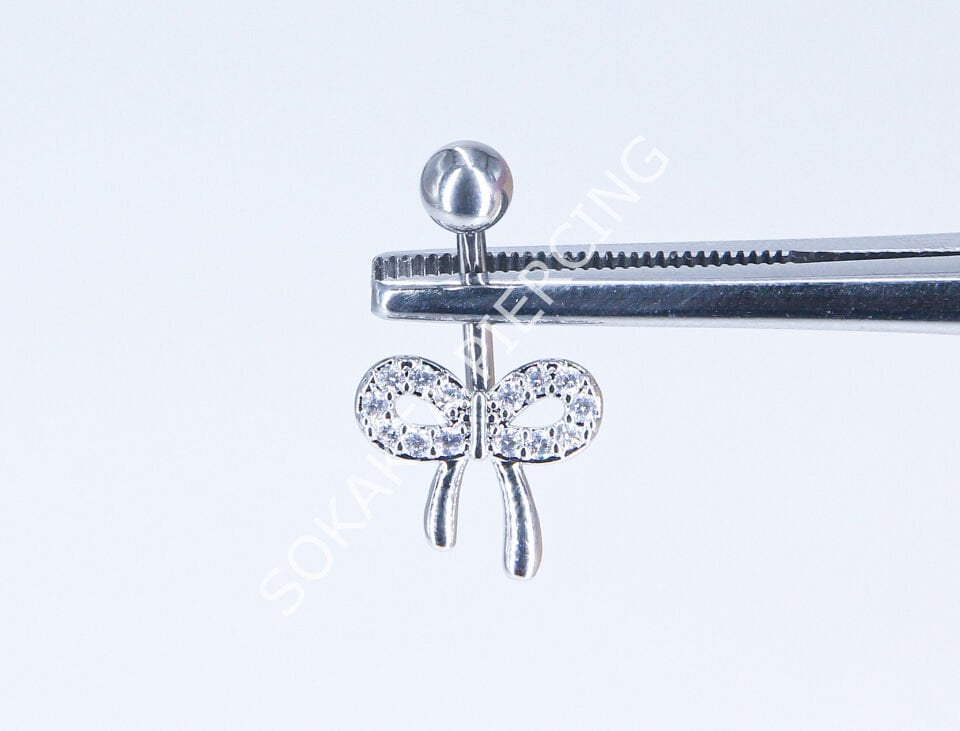 F156-157 - GÖBEK PİERCİNGİ Silver