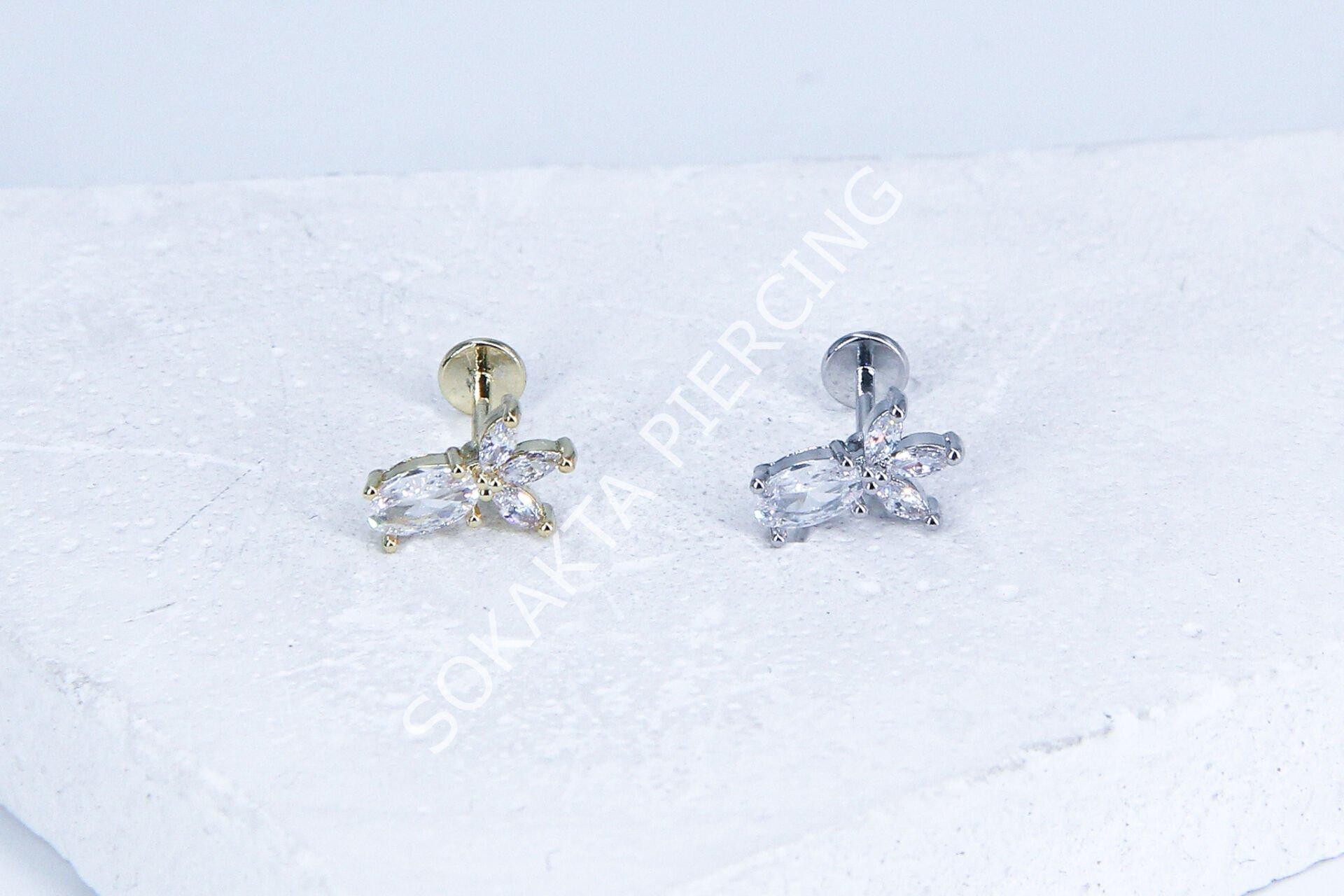 G133 - 6MM ARKASI DÜZ TRAGUS Gold