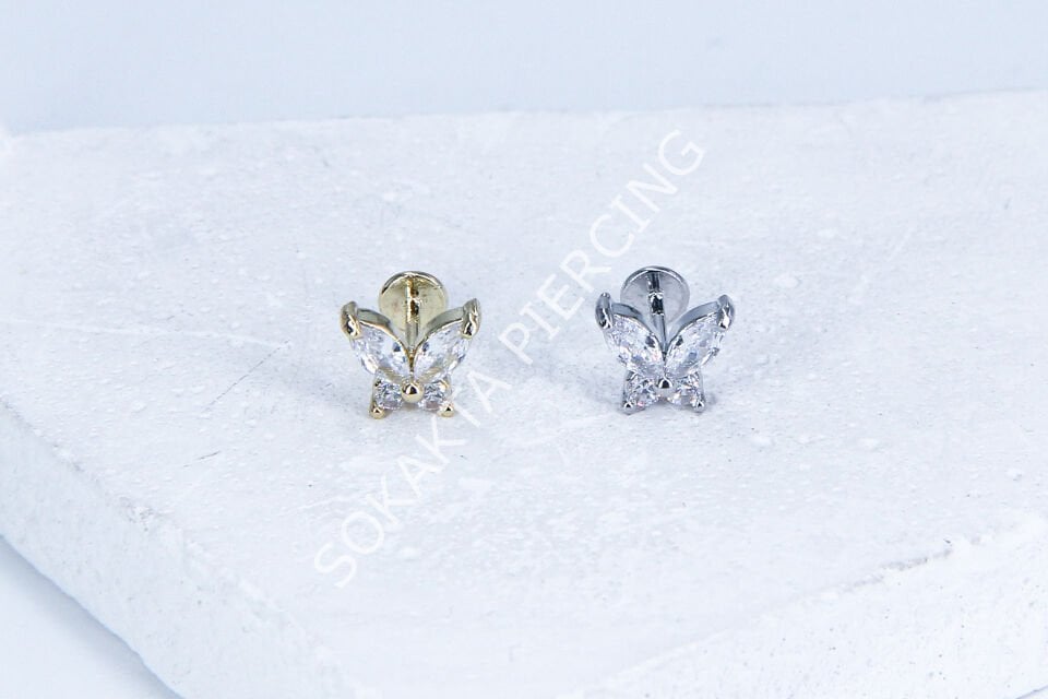 G134 - 6MM ARKASI DÜZ TRAGUS Silver