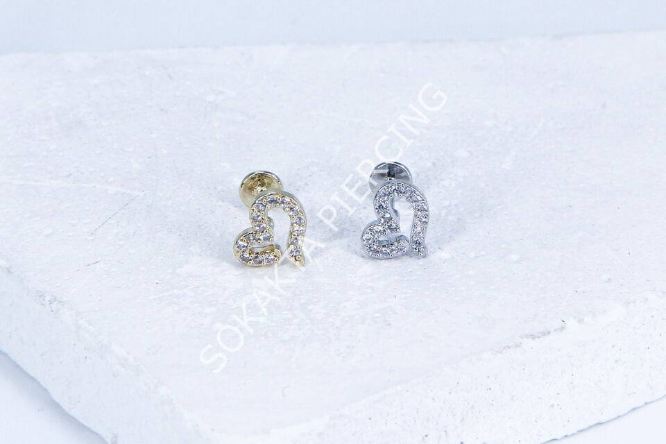 G137 - 6MM ARKASI DÜZ TRAGUS Gold