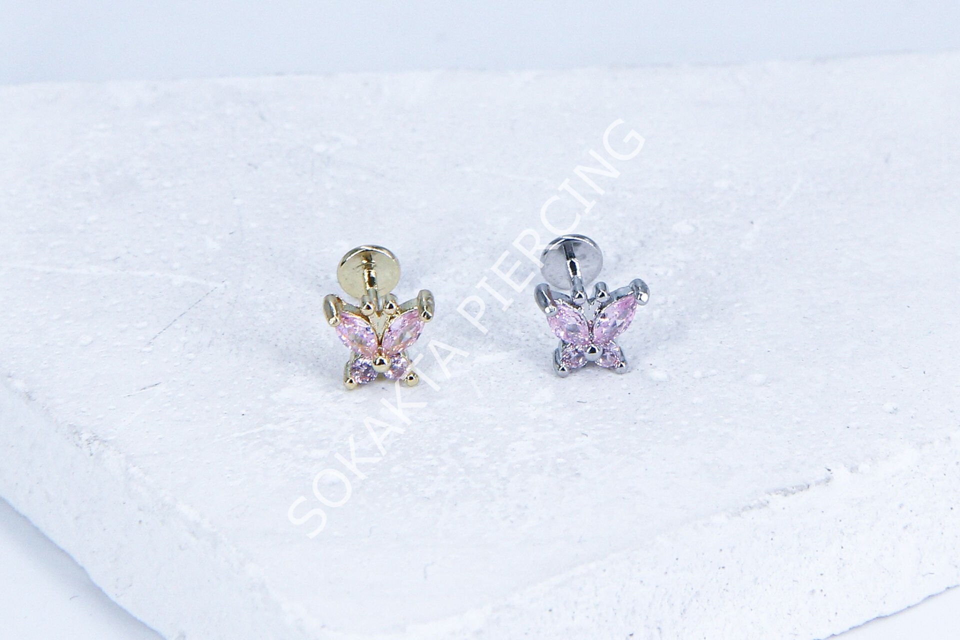 G139 - 6MM ARKASI DÜZ TRAGUS Gold