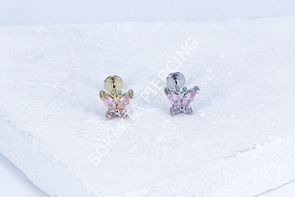 G139 - 6MM ARKASI DÜZ TRAGUS Gold