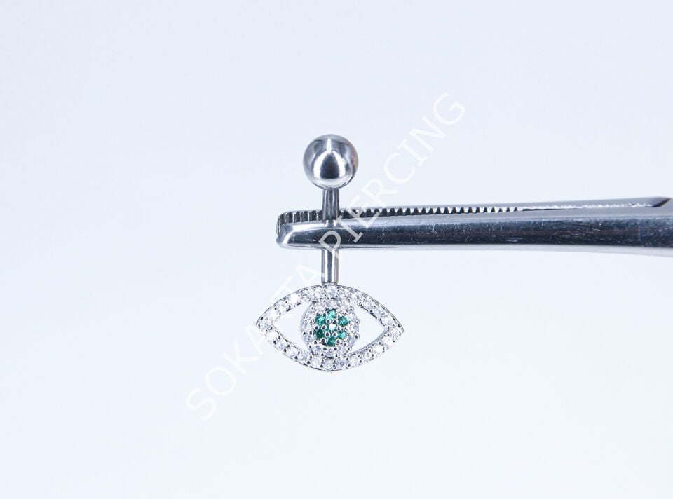 F80-81 - GÖBEK PİERCİNGİ Silver