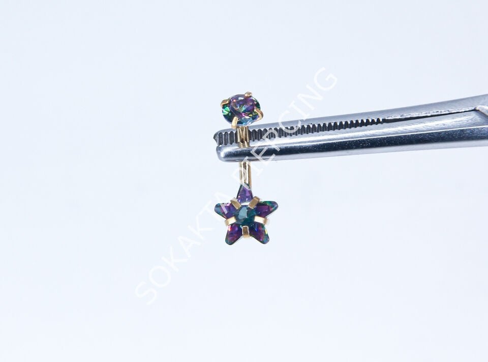 F183- GÖBEK PİERCİNGİ