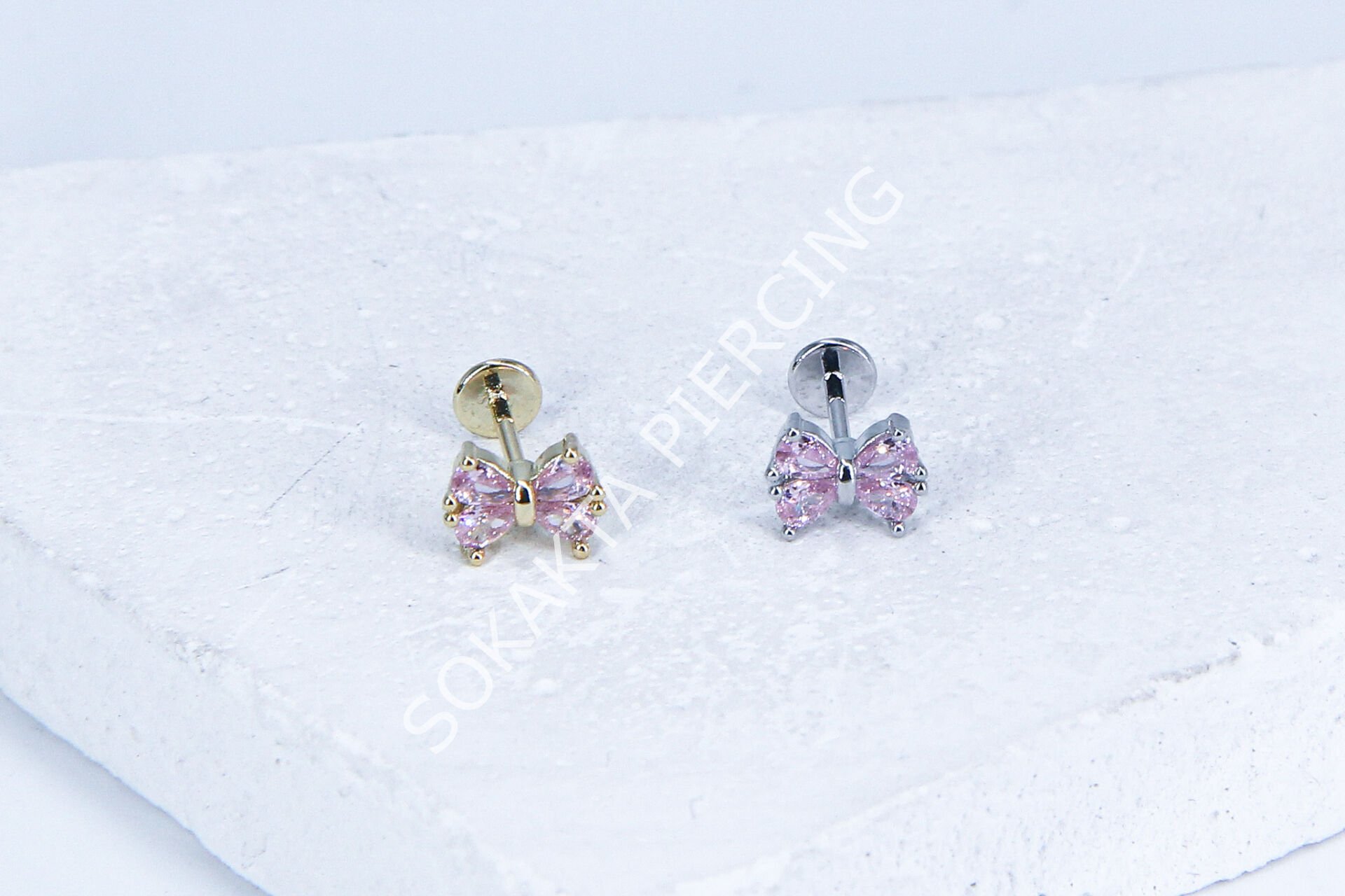 G142 - 6MM ARKASI DÜZ TRAGUS Gold
