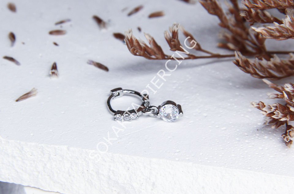 E197 - 6MM HALKA Silver