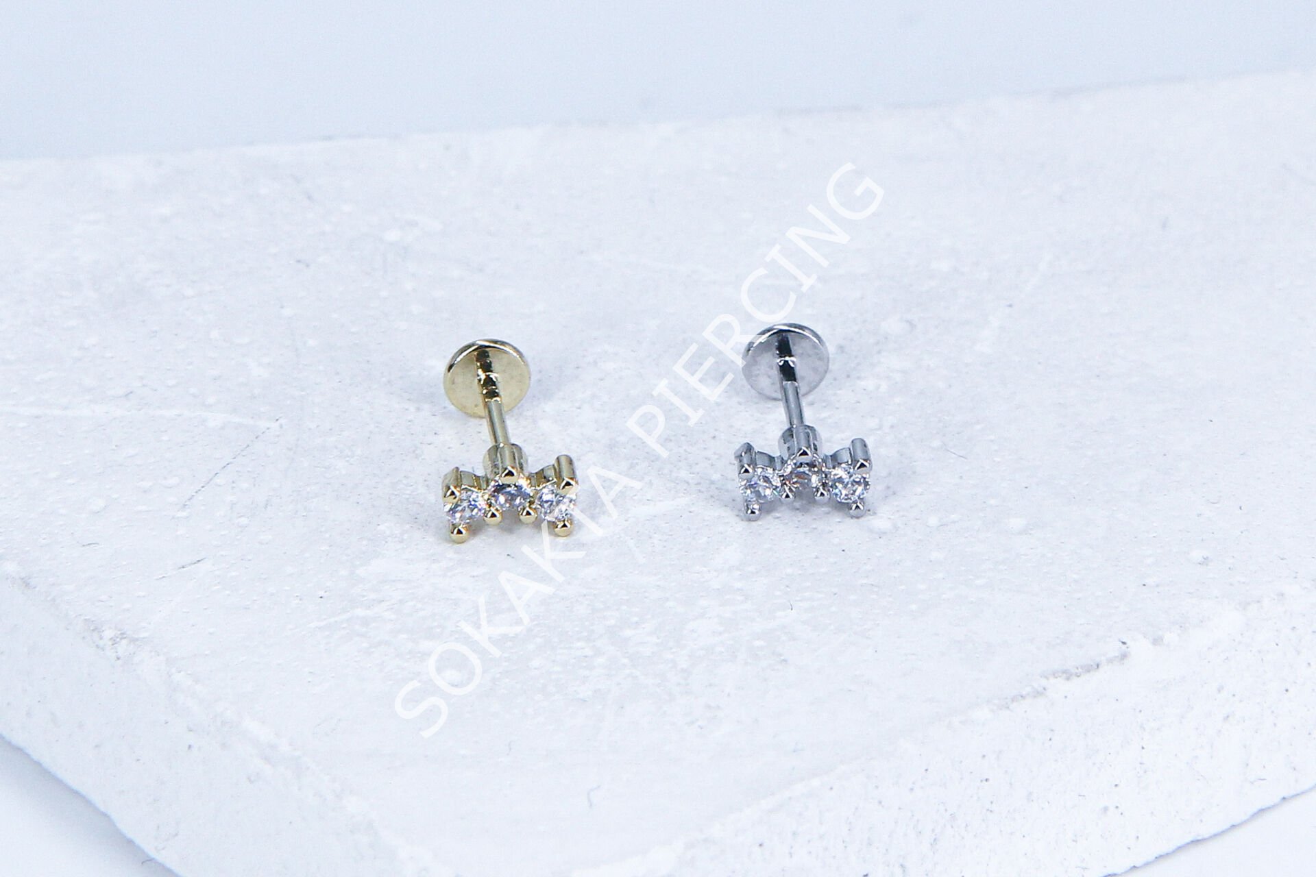 G145 - 6MM ARKASI DÜZ TRAGUS Silver