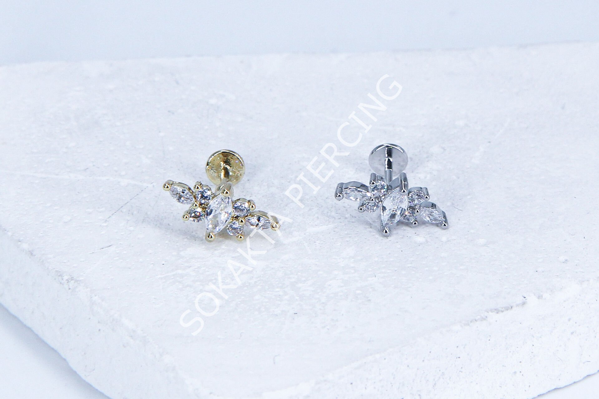 G146 - 6MM ARKASI DÜZ TRAGUS Silver