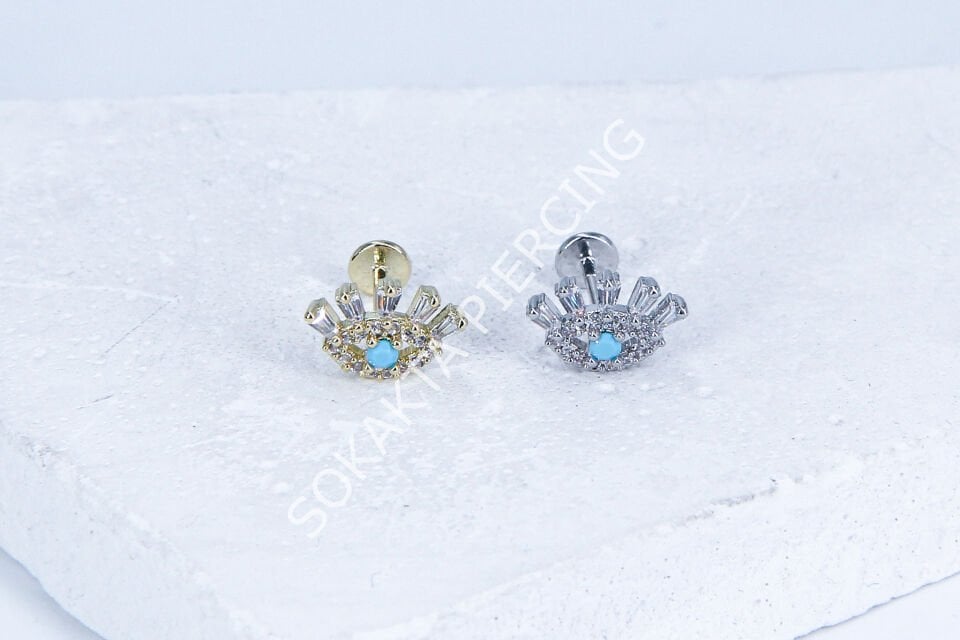 G148 - 6MM ARKASI DÜZ TRAGUS Gold