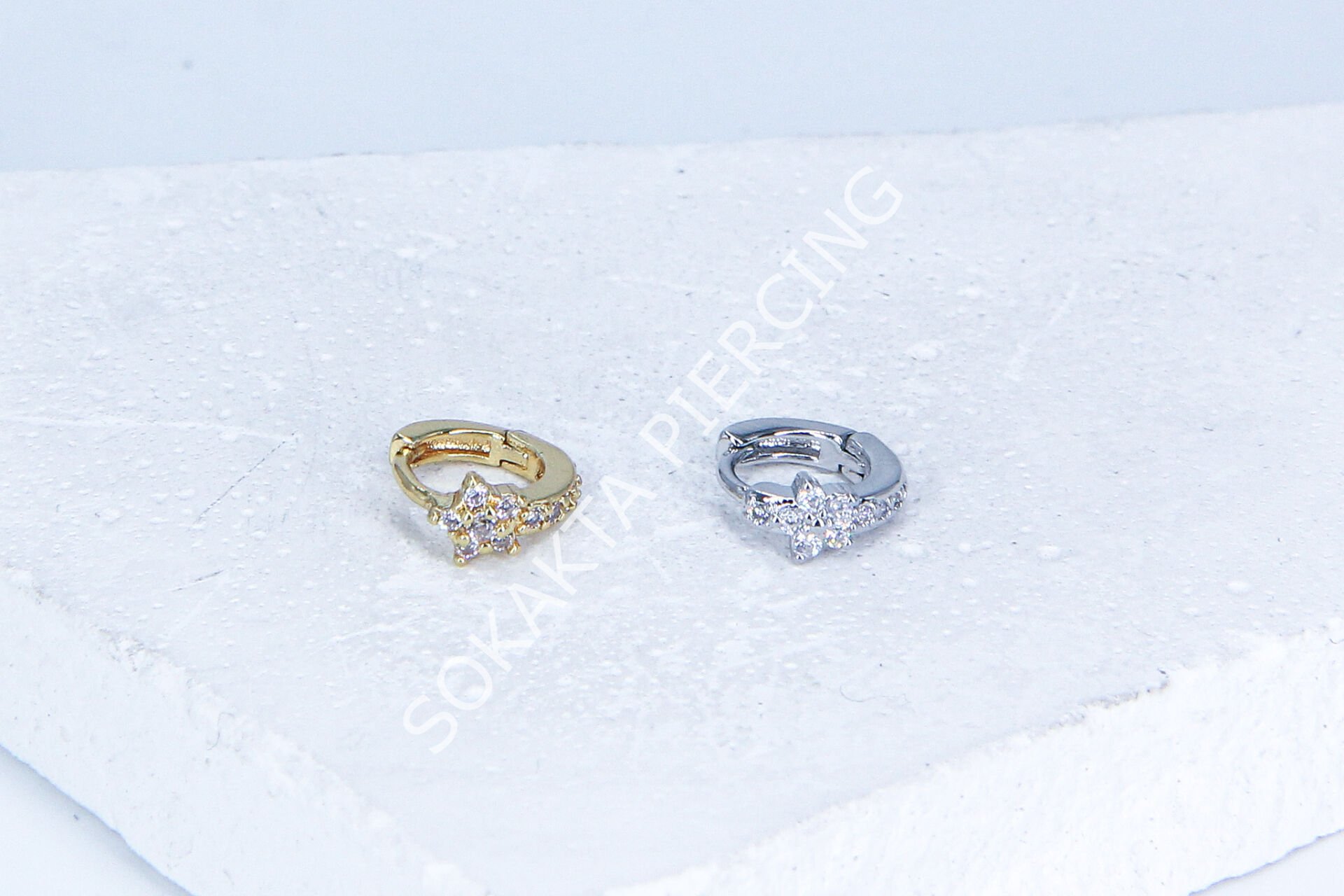 E39- 6MM HALKA Silver