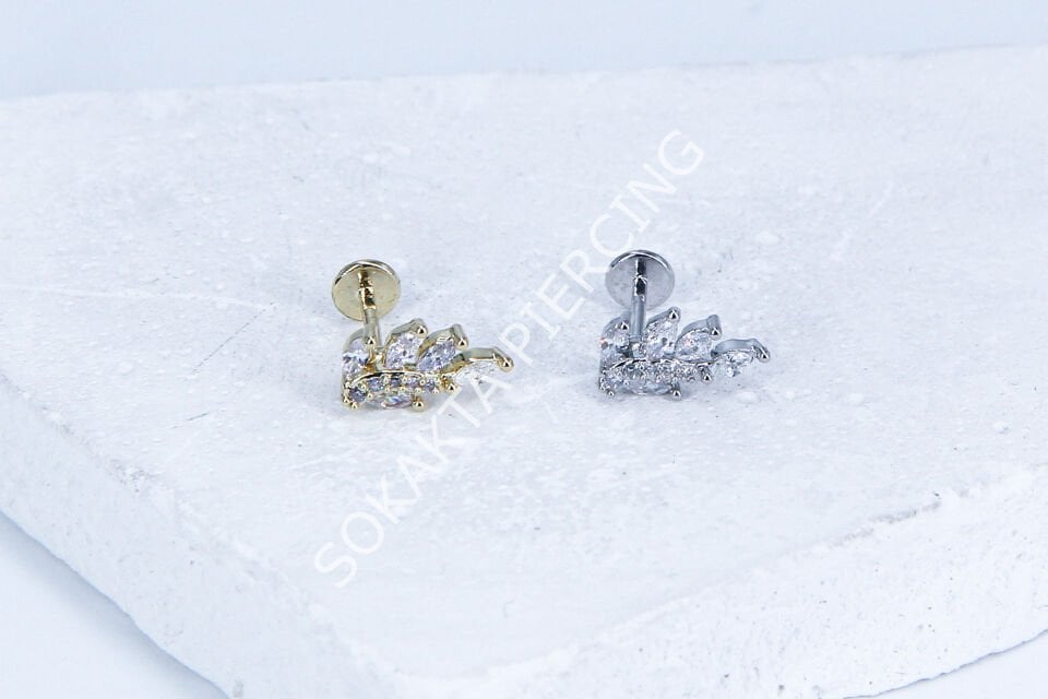 G150 - 6MM ARKASI DÜZ TRAGUS Silver