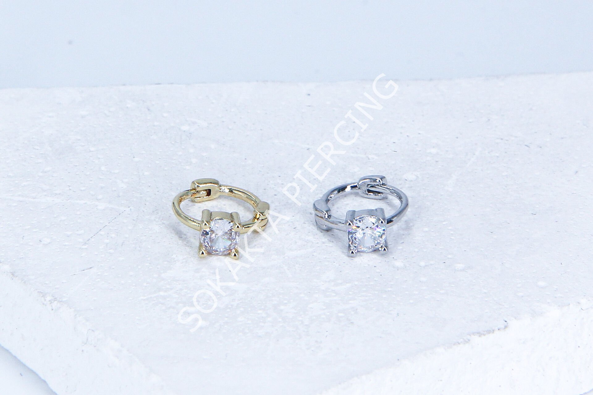 E238- 8MM HALKA Silver